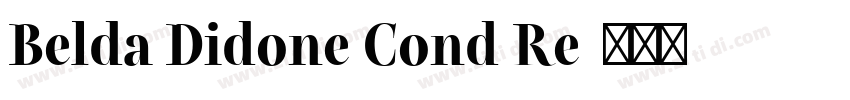 Belda Didone Cond Re字体转换
